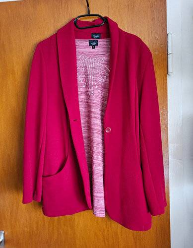 Set blazer shirt pink - (43),