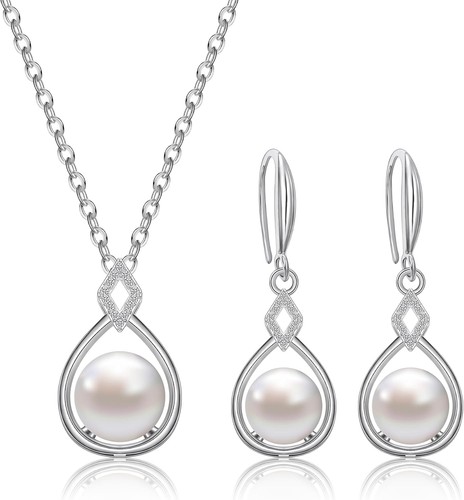 Perlen schmuck set halskette - schmuck,