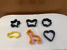 Ausstecher Set Herz Auto Schmetterling Stern Giraffe Blume Kindergeburtstag 