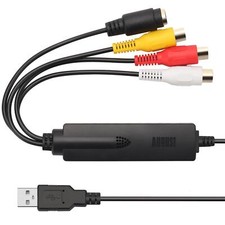 Video VHS zu PC Konverter Adapter RCA S-Video PlayStation Nintendo XBOX VCR DVD