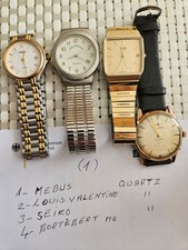 Uhrenkonvolut Mebus, Louis Valentino, Seiko, Cortbert