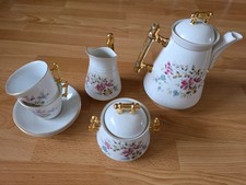 Teeset Blumen Porzellan