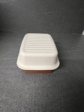 Tupperware Kleiner Bäckermeister Brotdose Tupperdose Laibwächter braun