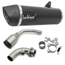 Auspuffanlage LeoVince Komplettanlage SBK NERO, Edelstahl schwarz, Carbon Kappe