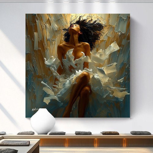 Leinwand bild frau erotik - bild,