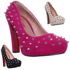 Damenschuhe Nieten hohe