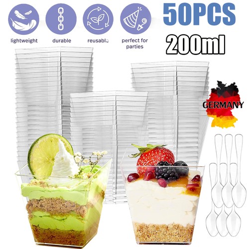 50pcs mini desserttasse - 50pcs,