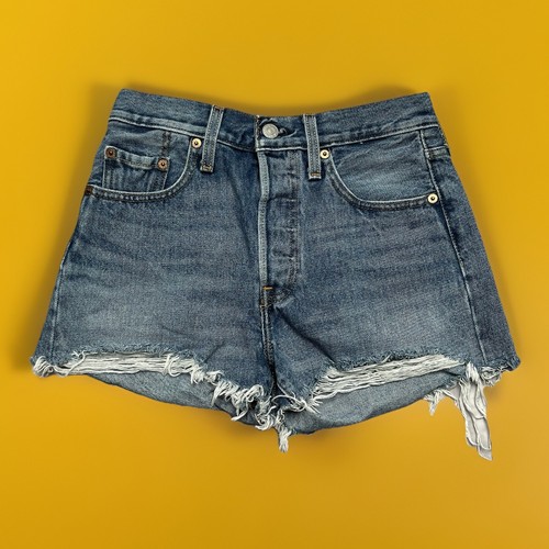 Levi 501 hotpant destroyed - 501,