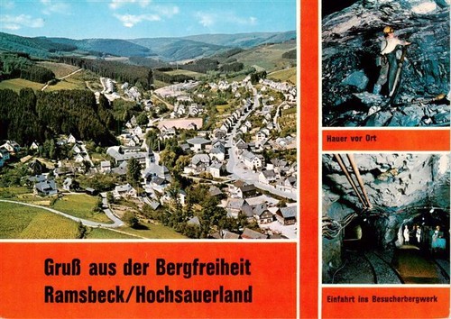 Ramsbeck fliegeraufnahme - ramsbeck,