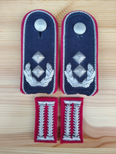 BUNDESWEHR BW SCHULTERKLAPPEN OBERSTLEUTNANT GENERALSTAB I.G. + KRAGENSPIEGEL 