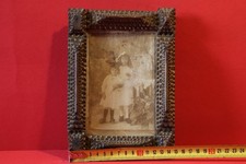 Antique Tramp Art Frame with