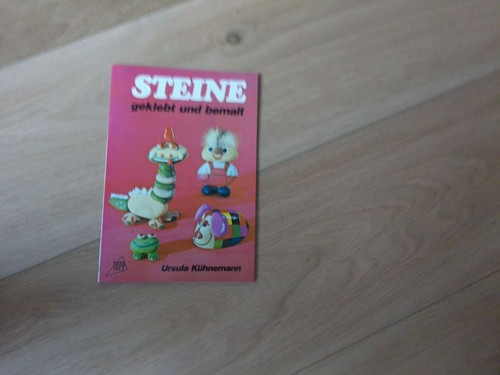 Steine beklebt und bemalen
