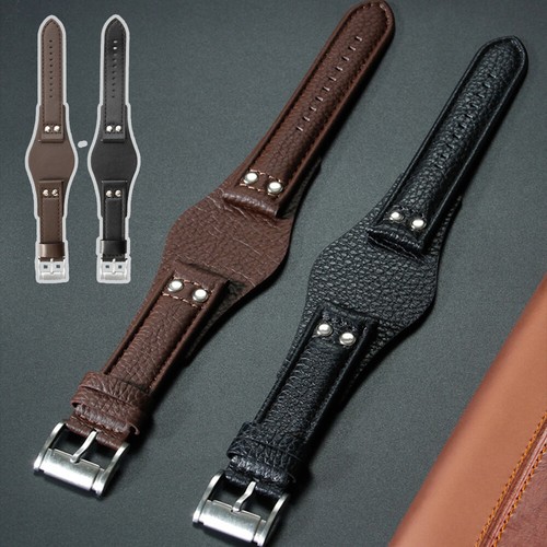 Echtleder uhrenarmband - mm,