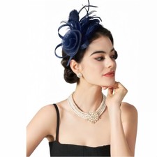 Damen Cocktail Party Fascinator Derby Hut Hochzeit Kirche Kentucky formell Netz