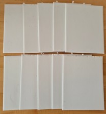 10 x Schmuckeinlage Schmuck Tablett für Kette od. Armband Schubladeneinsatz weiß