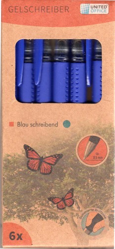 Stück gelschreiber bau - 6, "bau"