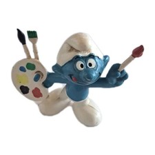 Maler Schlumpf/Smurf - Figur -