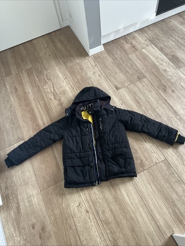 Schwarze winterjacke anorak - winterjacke,