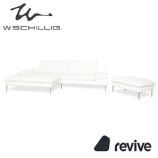 Willi Schillig Leder Ecksofa