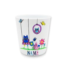 Eule Becher mit Name |