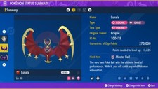 Shiny 6IV XXXL Modest Eclipse Lunala Event Pokemon Scarlet/Violet Home