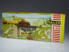 (YG-34) Faller 60er Jahre Bausatz B-543 Eisenbahn-Brücke, ungebaut, komplett OVP