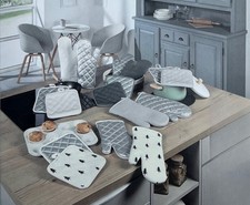 2 Ofenhandschuhe 2 Topflappen