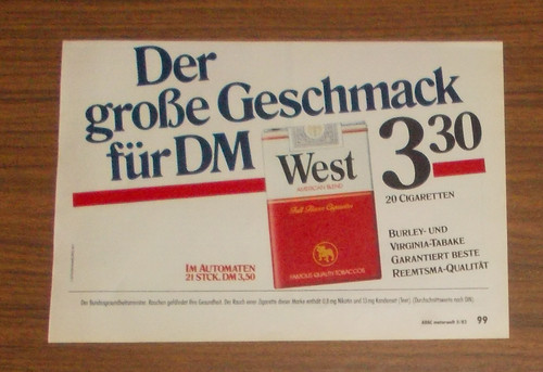 Seltene werbung west - werbung,