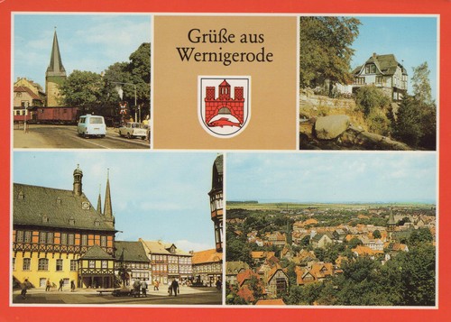 Wernigerode ddr ansichtskarte - ddr,
