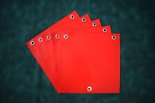 2 x Warnfahne rot LKW Plane