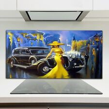 Malerin Frau Auto Alt Stadt