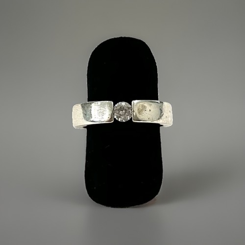 925 silberring fianit - 925/-, silberring,