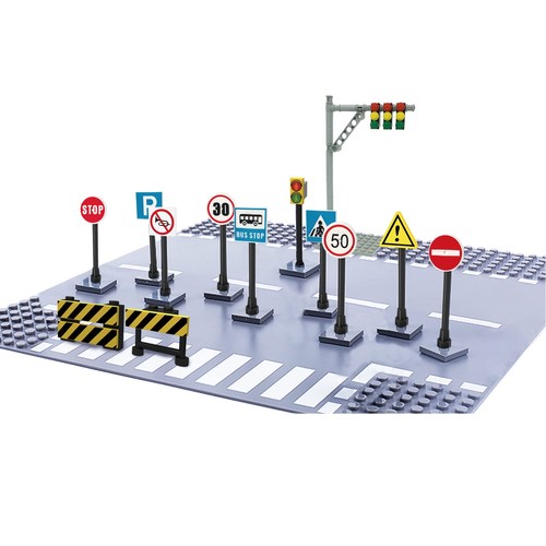 Straßenschilder set - straßenschilder,