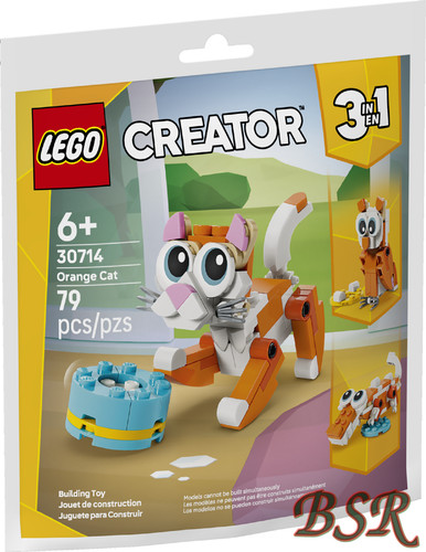 Lego polybag 30714 orange - polybag:,