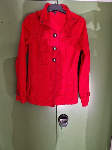 Rote damen jacke mit kaputze - jacke,