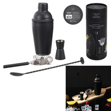 4 tlg Edelstahl Cocktail