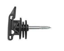 BANDISOLATOREN 20mm 40mm Elektrozaun zum Einschrauben Holzpfosten Zaunband Draht