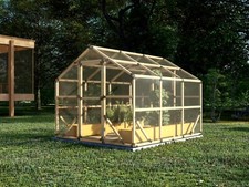 ECO Holz Gewächshaus Garten