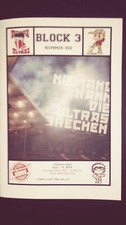 RWE Rot Weiss Erfurt - Chemnitzer FC 2022/23 RL Ultra Fanzine Block 3 Programm