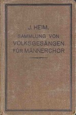 Sammlung von Volksgesängen