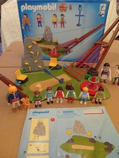 Playmobil 4015 Superset  Spielplatz Kletterwand Seilbahn Extra Figuren In OVP