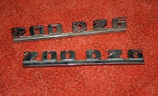 Schriftzug 200 D 26  für  Magirus Deutz , Emblem, Eckhauber Schriftzüge