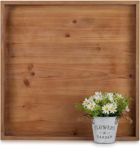 Serviertablett holz 54cm groß - 54cm,