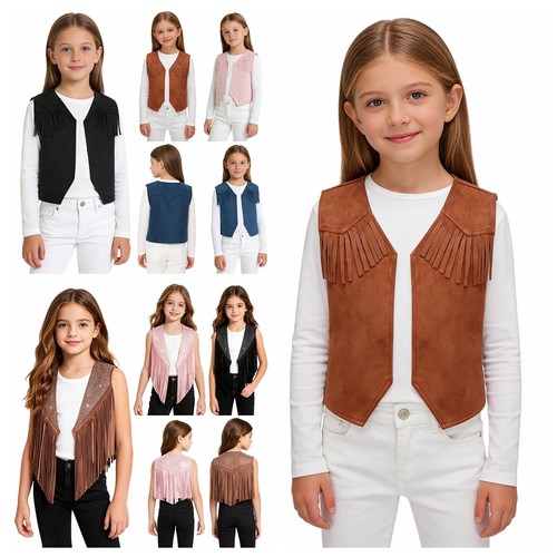 Kinder cowboy cowgirl weste - de,