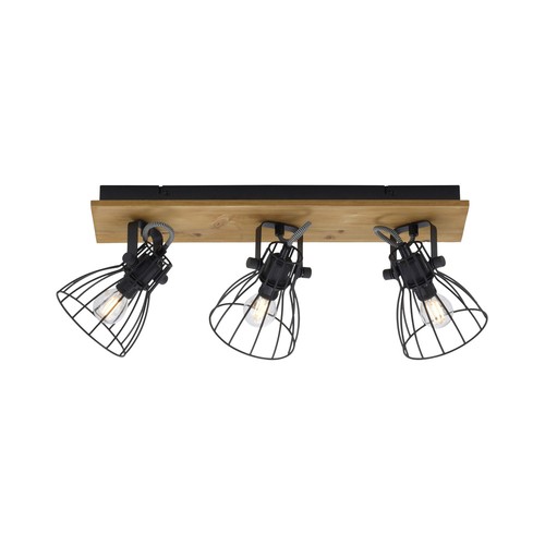 Led deckenlampe holz - deckenlampe, schwarz
