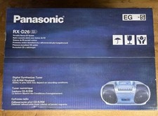 Panasonic RX-D26 Radiorecorder/Ghettoblaster Inkl. OVP *NEU*