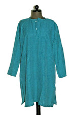 Tunika Bluse Gepunktet Grün