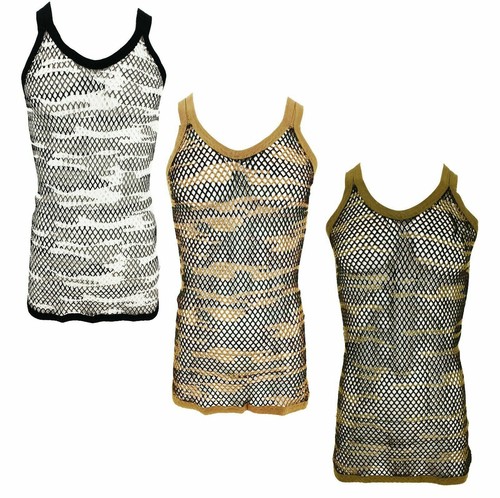 Herren camouflage string mesh - camouflage,