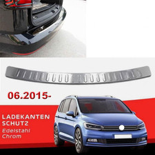 Ladekantenschutz Edelstahl Silber Chrom glänzend paßt für VW Touran 4 5T 6.2015-