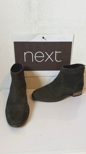 Next olivgrüne lederstiefel - olivgrüne,
